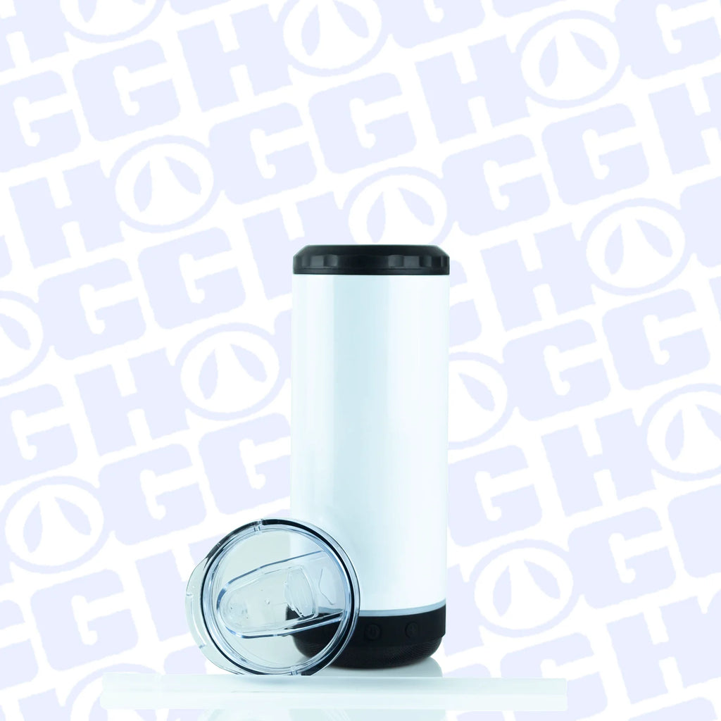 4 in 1 Sublimatable Speaker Can Cooler - Black Speaker