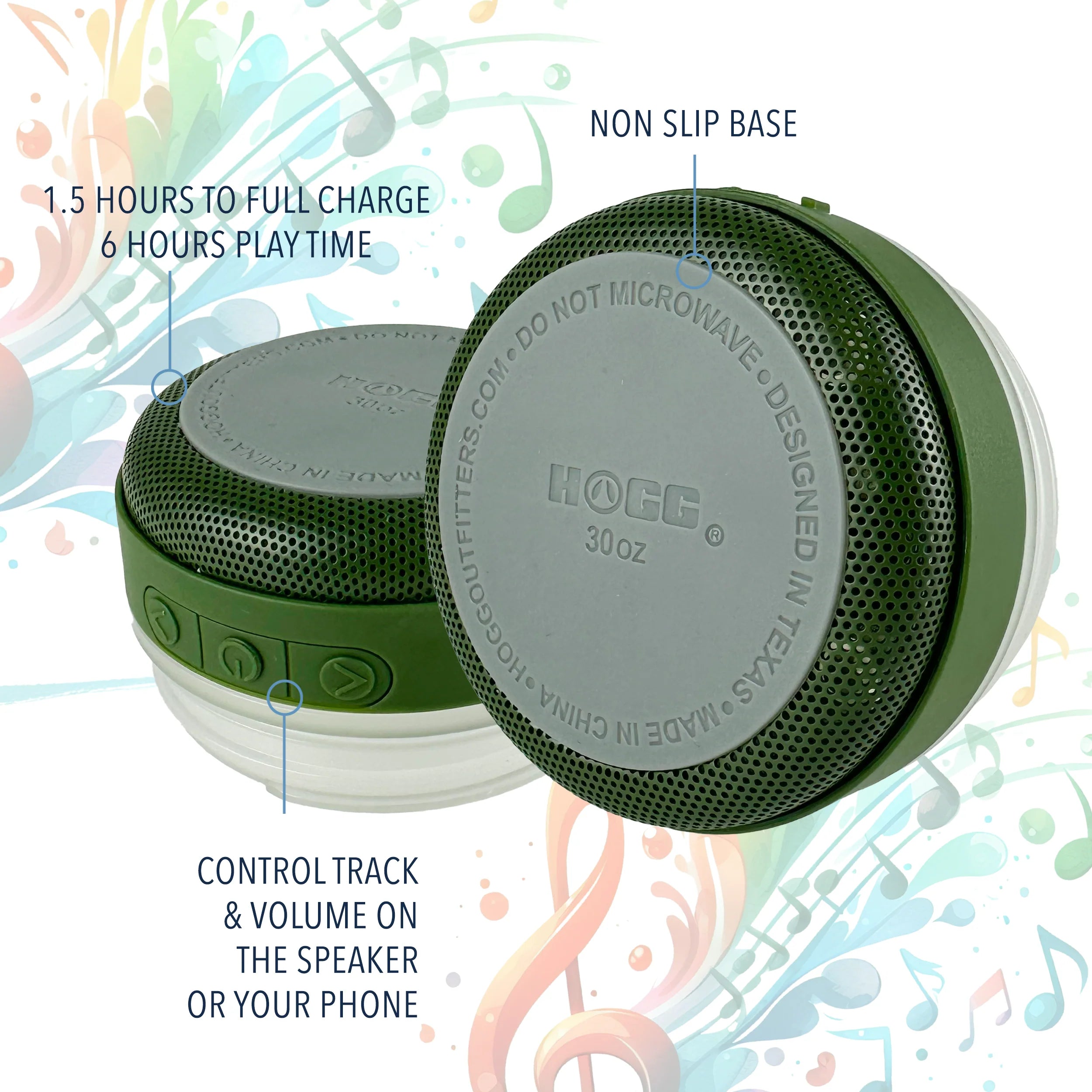 Personalized 20oz HOGG Wireless Speaker Tumbler